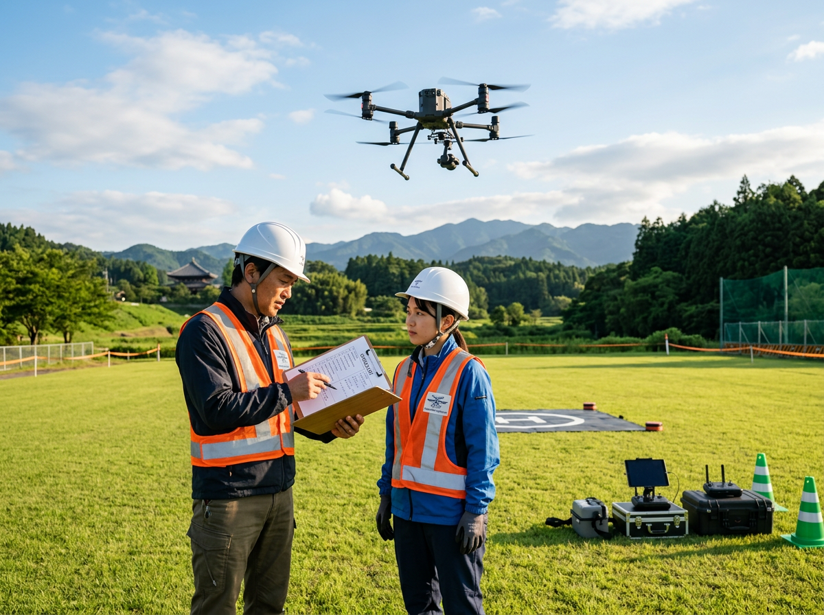 DOSA千葉校の屋外講習風景